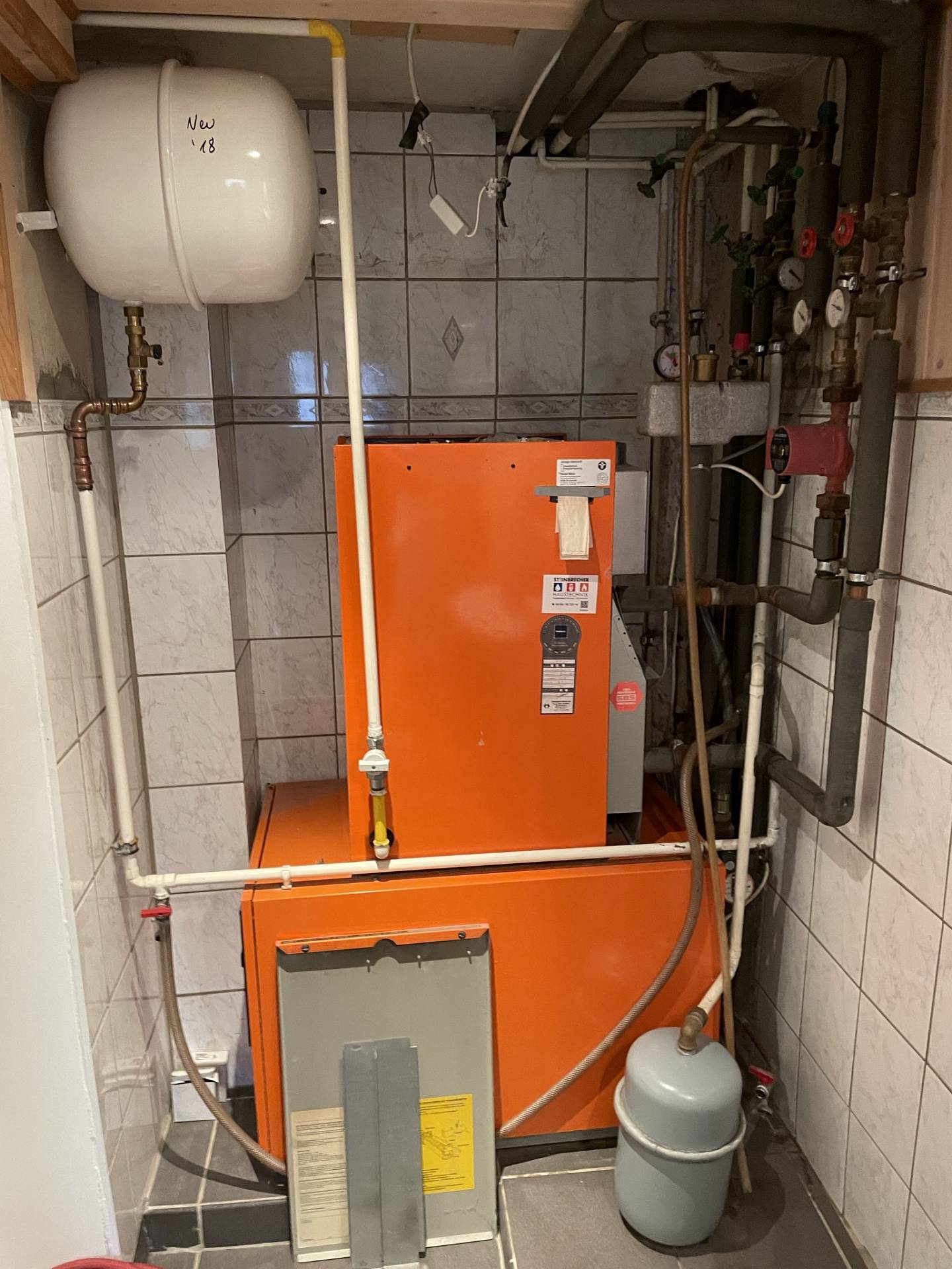 Vorher  © Steinbrecher Haustechnik Meisterbetrieb